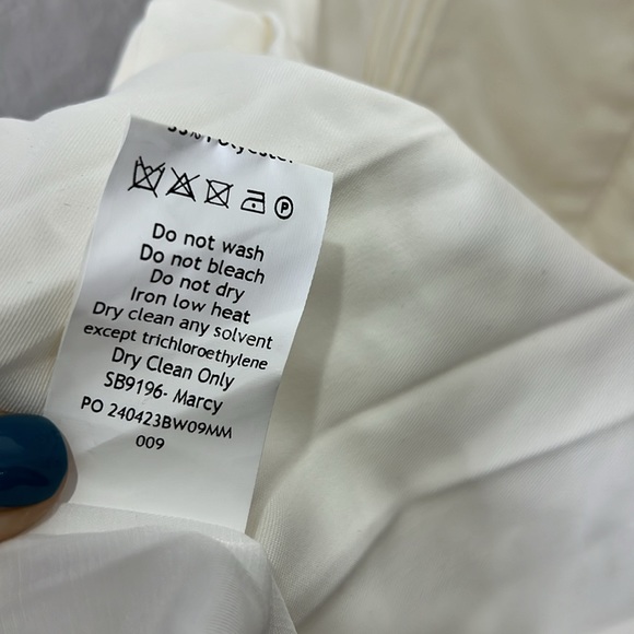 HOUSE OF CB 'Marcy' White Pleated Mini Dress NWT - Picture 11 of 12